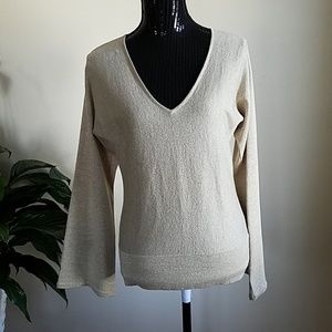 Ann Taylor good metallic sweater